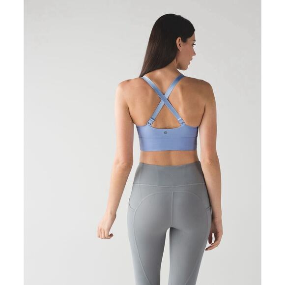 Lululemon Both Ways Bra Womens 2 Lavender Dusk Adjustable Straps W2ABTS - Picture 2 of 10